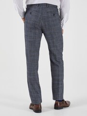 Skopes Acaro Grey Check Tailored Sustainable Suit Trousers - Image 2 of 2