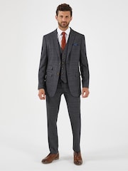 Skopes Stanley Grey Check Tailored Sustainable Suit Jacket - Image 3 of 5