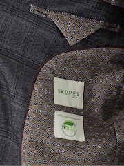 Skopes Stanley Grey Check Tailored Sustainable Suit Jacket - Image 5 of 5