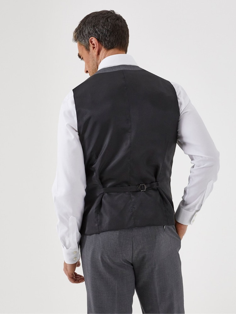 رمادي - Skopes Single Breasted Wool Rich Darwin Suit Waistcoat - صورة 2 من 3 رمادي - Skopes Single Breasted Wool Rich Darwin Suit Waistcoat - صورة 2 من 3