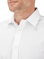 Skopes White Tailored Fit Sustainable Formal Shirt - Image 3 of 4