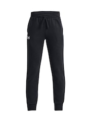Under Armour Black Rival Fleece Joggers - Image 4 of 5