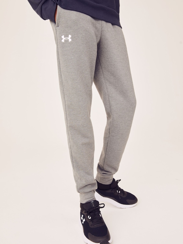 Under Armour Grey Rival Fleece Joggers - Image 1 of 7