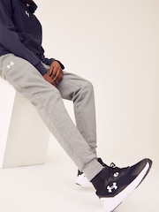 Under Armour Grey Rival Fleece Joggers - Image 3 of 7