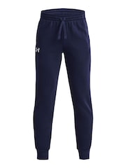 Under Armour Blue Rival Fleece Joggers - Image 5 of 6