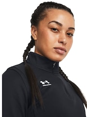 Under Armour Black Challenger Midlayer Quarter Zip Sweatshirt - Image 3 of 6