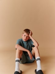 Black Patterned Sliders - Image 1 of 7