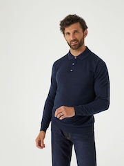 Skopes Blue Brad Polo Jumper - Image 1 of 5