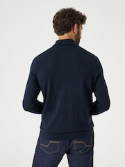 Skopes Blue Brad Polo Jumper - Image 2 of 5