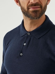 Skopes Blue Brad Polo Jumper - Image 3 of 5