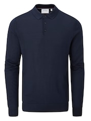 Skopes Blue Brad Polo Jumper - Image 4 of 5