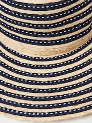 FatFace Natural Ribbon Floppy Hat - Image 2 of 3