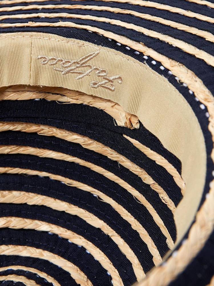 FatFace Natural Ribbon Floppy Hat - Image 3 of 3 FatFace Natural Ribbon Floppy Hat - Image 3 of 3