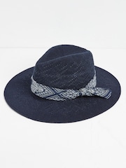 FatFace Blue Fedora Hat - Image 1 of 4