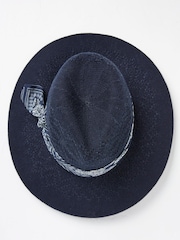 FatFace Blue Fedora Hat - Image 2 of 4