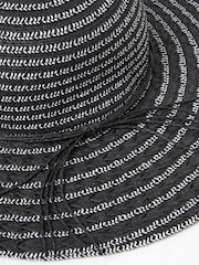 FatFace Black Straw Hat - Image 3 of 4