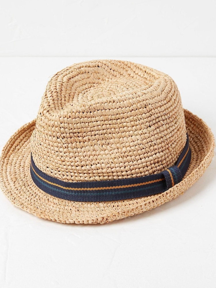 FatFace Natural Trilby Hat - Image 1 of 4 FatFace Natural Trilby Hat - Image 1 of 4