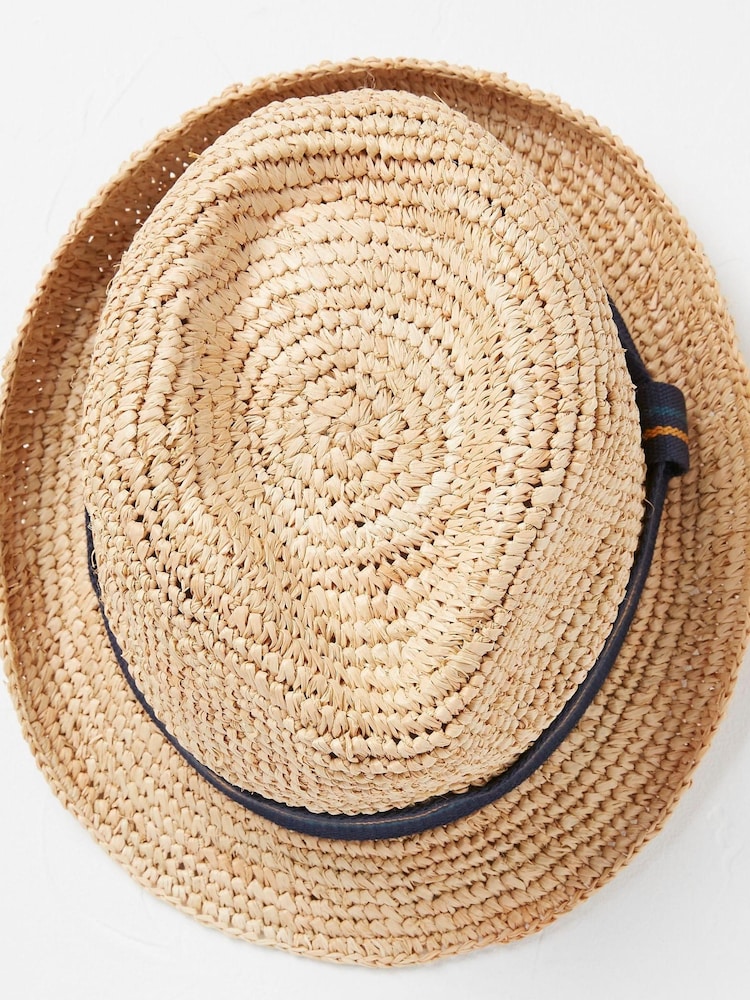 FatFace Natural Trilby Hat - Image 2 of 4 FatFace Natural Trilby Hat - Image 2 of 4