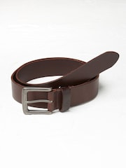 FatFace Brown Italian Leather Belt - Image 1 of 2