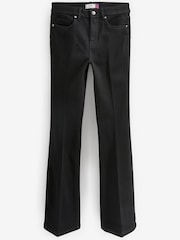 Black Press Crease Flared Jeans - Image 6 of 6