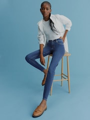 Dark Blue Skinny Jeans - Image 1 of 6