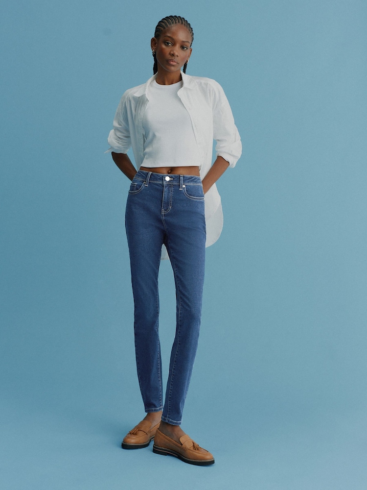 Dark Blue Skinny Jeans - Image 2 of 6