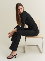 Black Bootcut Jeans - Image 2 of 6