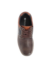 Pavers Brown Lace-Up Derby Shoes - Image 4 of 5