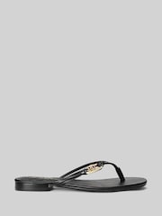 Lauren Ralph Lauren Emalia Nappa Leather Flip Flops - Image 2 of 4