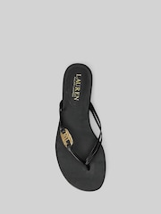 Lauren Ralph Lauren Emalia Nappa Leather Flip Flops - Image 4 of 4