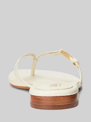 Lauren Ralph Lauren Emalia Nappa Leather Flip Flops - Image 2 of 4