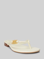 Lauren Ralph Lauren Emalia Nappa Leather Flip Flops - Image 4 of 4
