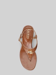 Lauren Ralph Lauren Westcott II Leather Heeled Sandals - Image 4 of 4