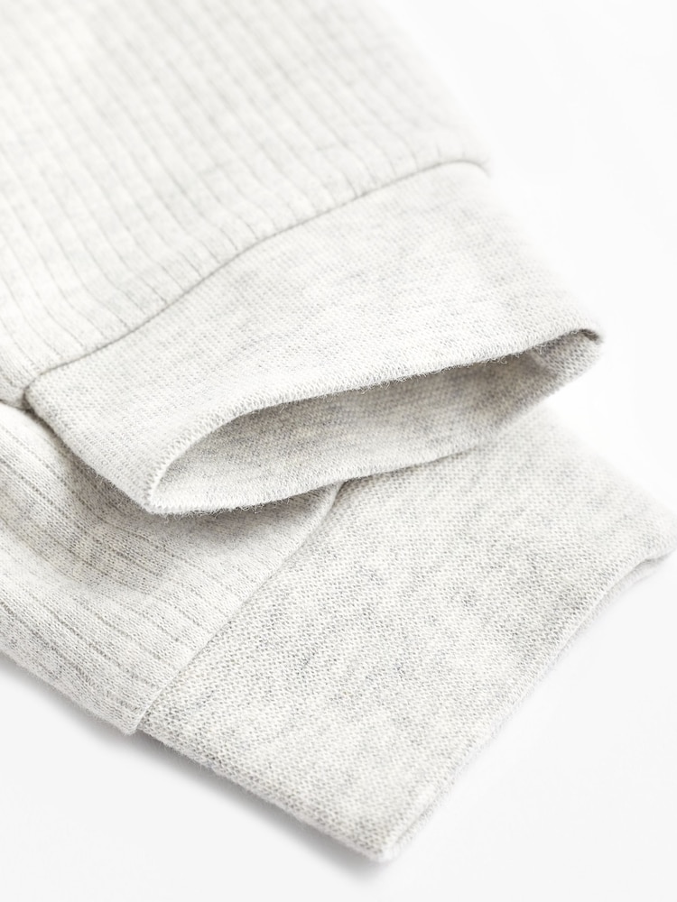Neutral Baby Footless 2 Way Zip 100% Cotton Sleepsuits 3 Pack (0mths-3yrs) - Image 7 of 8