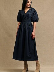 Nobody's Child Athene Black Midi Dress - Image 3 of 4