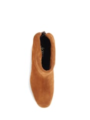 Jones Bootmaker Brown Lylah Heeled Suede Ankle Boots - Image 4 of 6