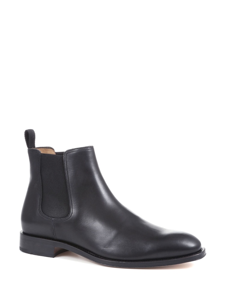 Jones Bootmaker Black Cheltenham Handmade Chelsea Boots - Image 2 of 5