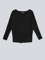 Pineapple Black Long Sleeve Jersey Top - Image 4 of 4