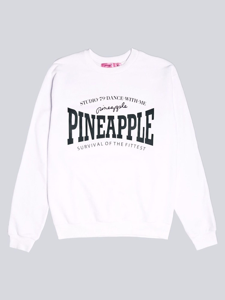 أبيض - سترة رياضية نسائية بشعار من Pineapple - صورة 5 من 5