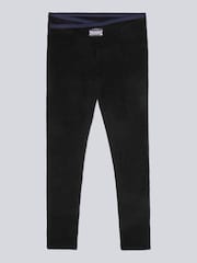 Pineapple Black Wrap Band Leggings - Image 5 of 5