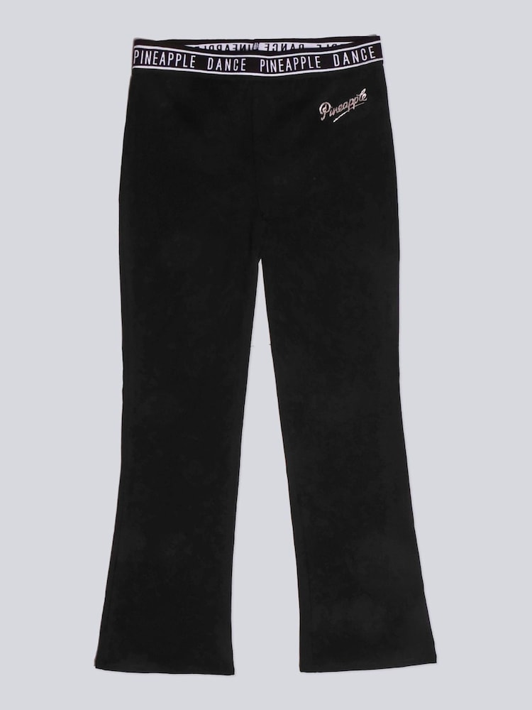 Pineapple Black Flare Girls Jersey Trousers - Image 5 of 5