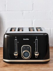 Breville Shimmer Black Aura 4 Slot Toaster - Image 2 of 6