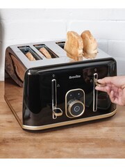 Breville Shimmer Black Aura 4 Slot Toaster - Image 4 of 6