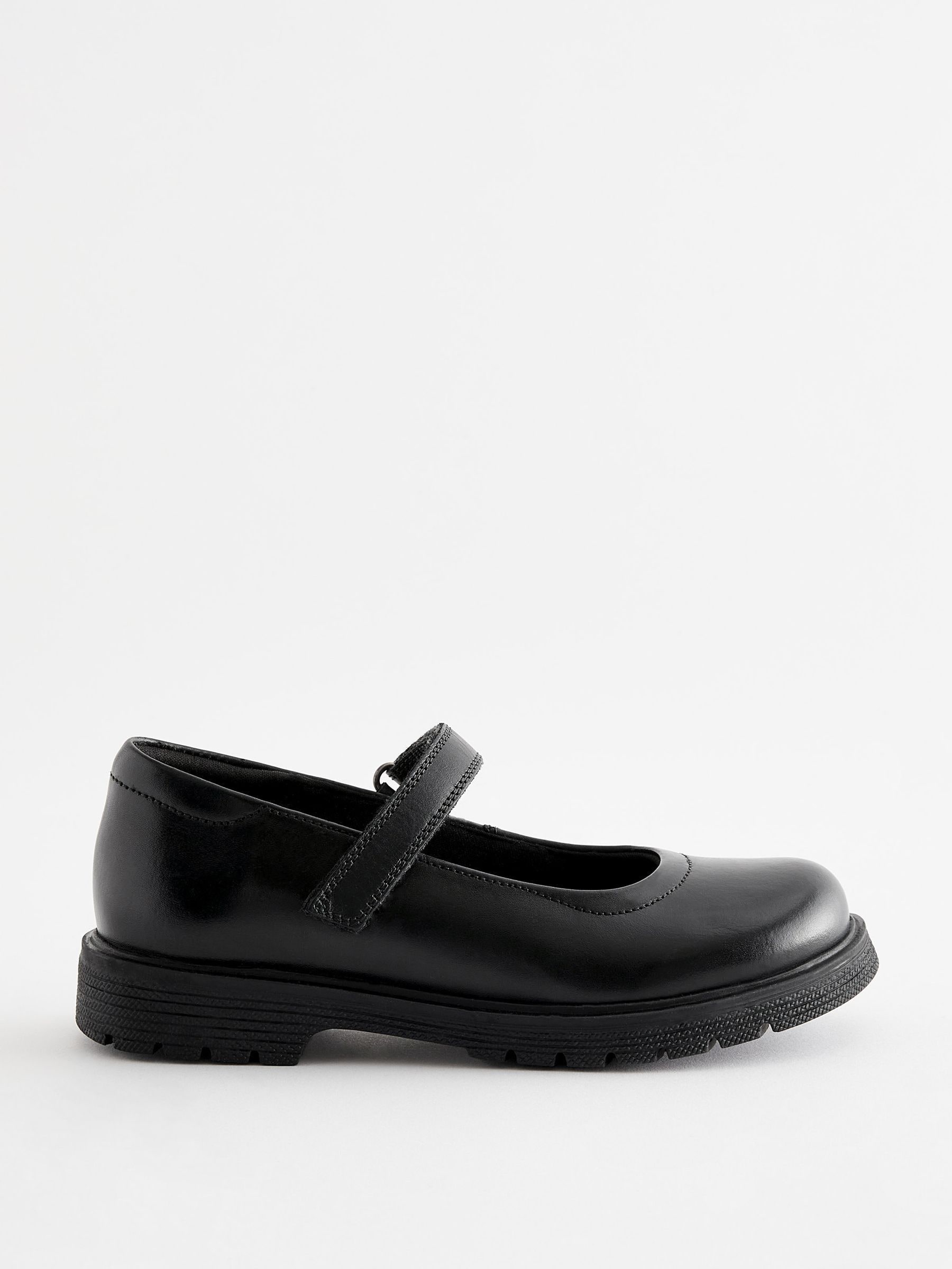 Buy Matt Black Wide Fit G School Leather Chunky Mary Jane Shoes from the Next UK online shop