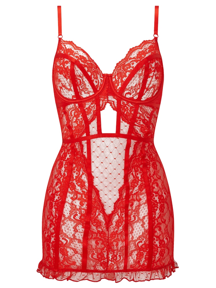 Ann Summers Red The Sweetheart Lace Body - Image 3 of 3 Ann Summers Red The Sweetheart Lace Body - Image 3 of 3