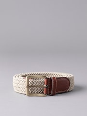 Lakeland Leather Stone Greythwaite Braided Belt - Image 1 of 3