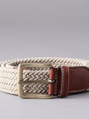 Lakeland Leather Stone Greythwaite Braided Belt - Image 2 of 3