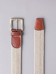 Lakeland Leather Stone Greythwaite Braided Belt - Image 3 of 3