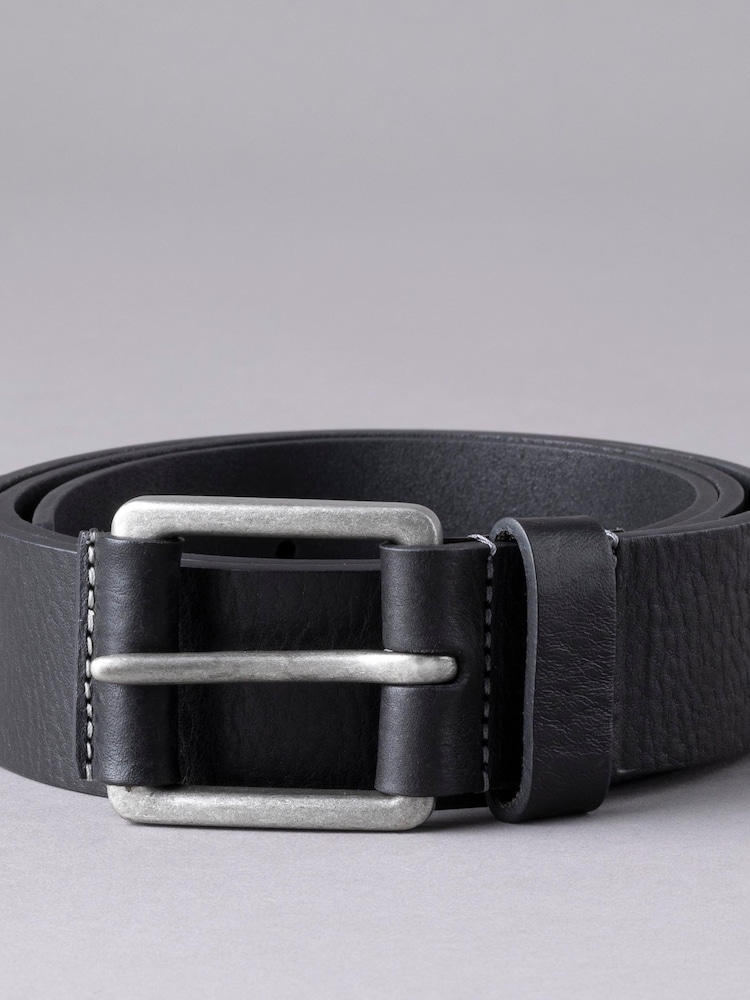 Lakeland Leather Black Braithwaite Leather Belt - Image 2 of 3