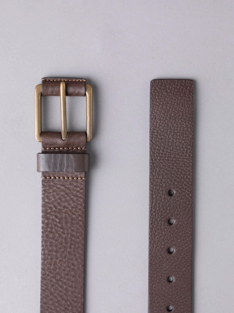 Lakeland Leather Brown Braithwaite Leather Belt - Image 3 of 3
